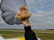 Teddy bears invade Belarus from the sky
